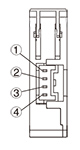 NPN輸出型 FX-10□(-Z/-CC2) 端子排列圖