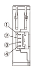 PNP輸出型 FX-10□P(-Z/-CC2) 端子排列圖