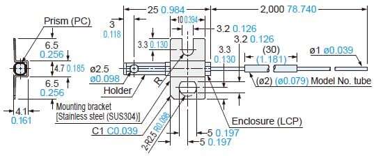KV40、FT-KV40W　附安裝用支架(MS-FD-3)安裝圖