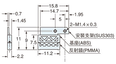 FR-KZ22E鏡面反射型