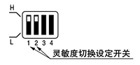 靈敏度切換設定