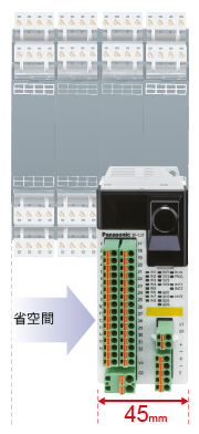 小型尺寸，還可安裝在狹小空間內