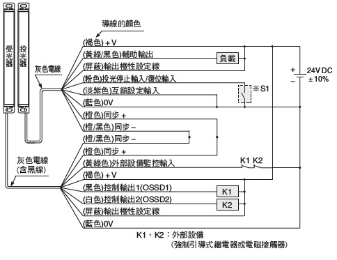 以NPN輸出使用時